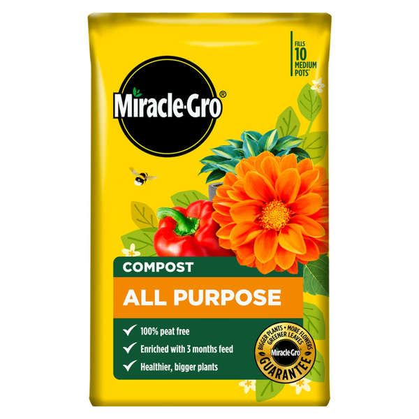 Miracle-Gro all purpose peat free compost 50L bag