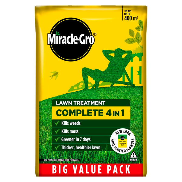 Miracle-Gro Complete 4 in 1 lawn food 400m2