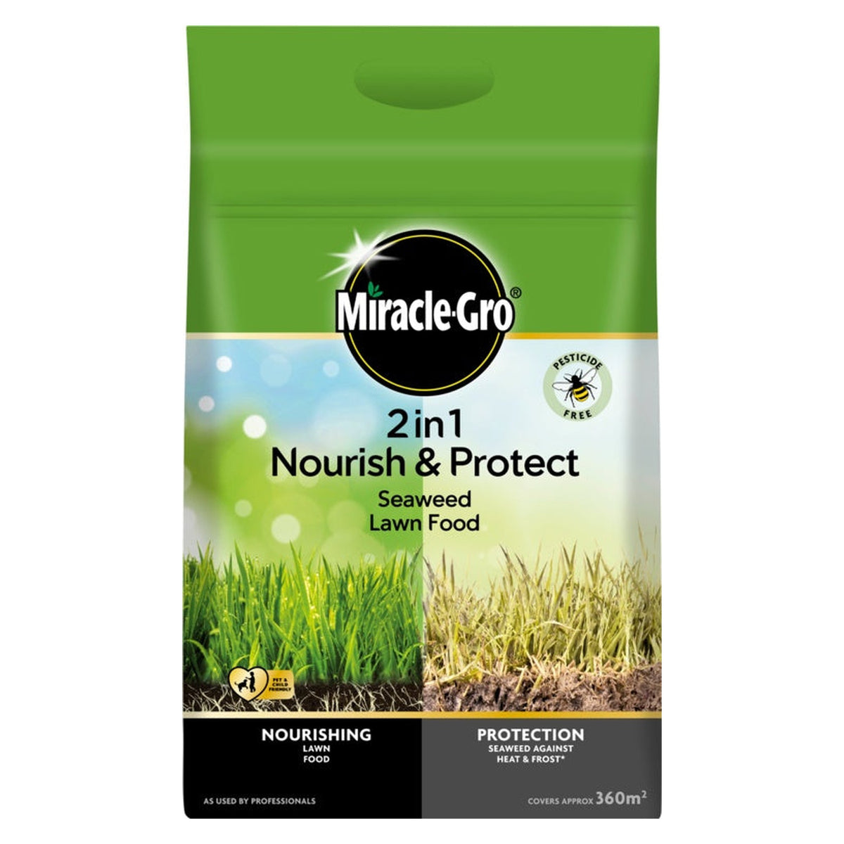 Miracle-Gro Nourish and Protect Seaweed Lawn Food 360m2