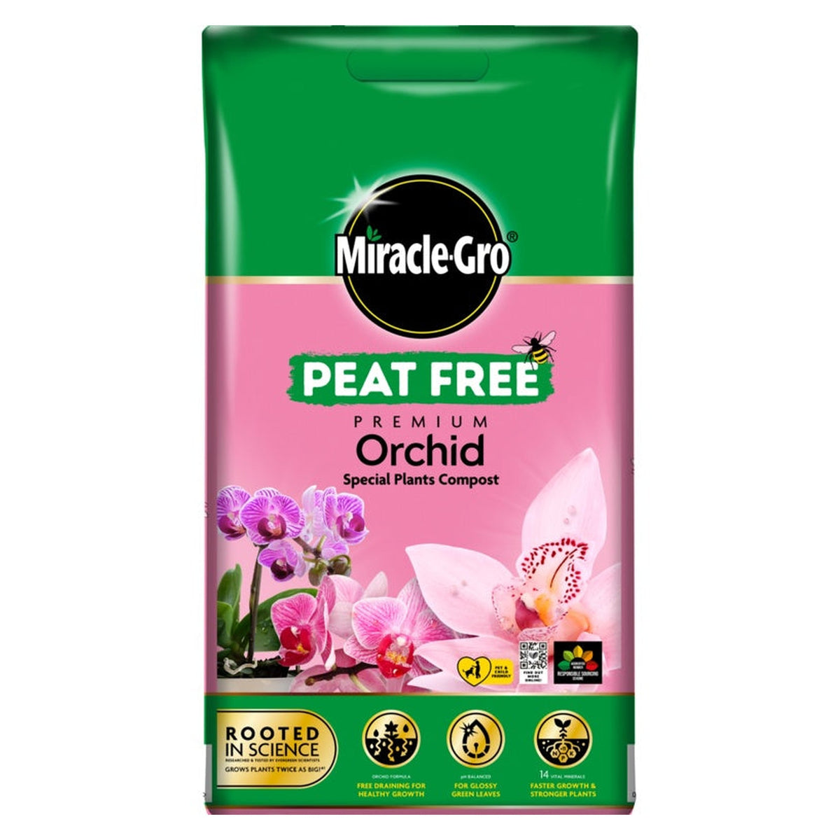 Miracle-Gro Peat Free Orchid Compost 10L bag