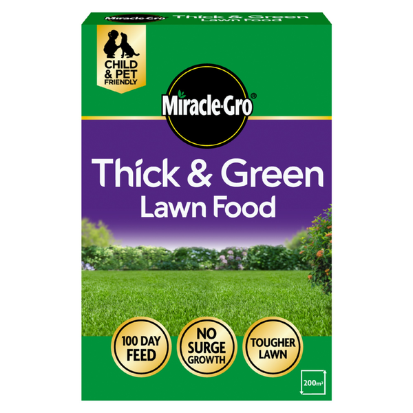 Miracle-Gro Thick & Green lawn food box, 200m2