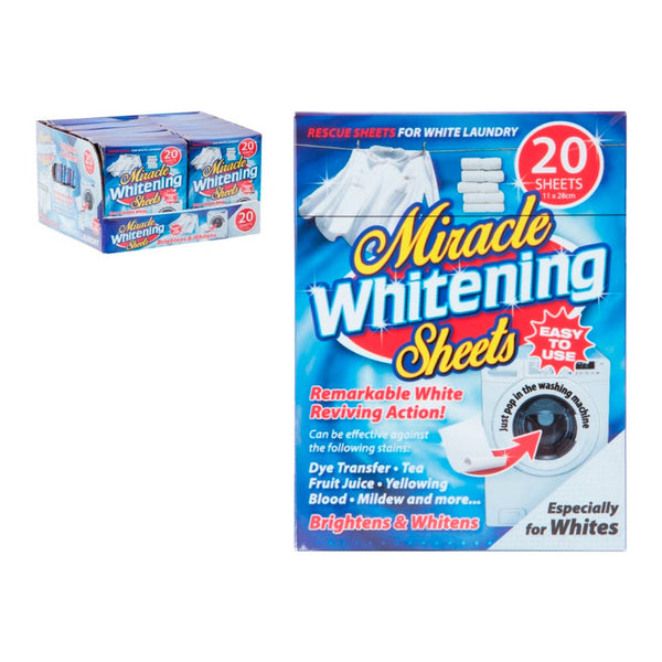 Miracle White Clothes Booster - 20 Sheets