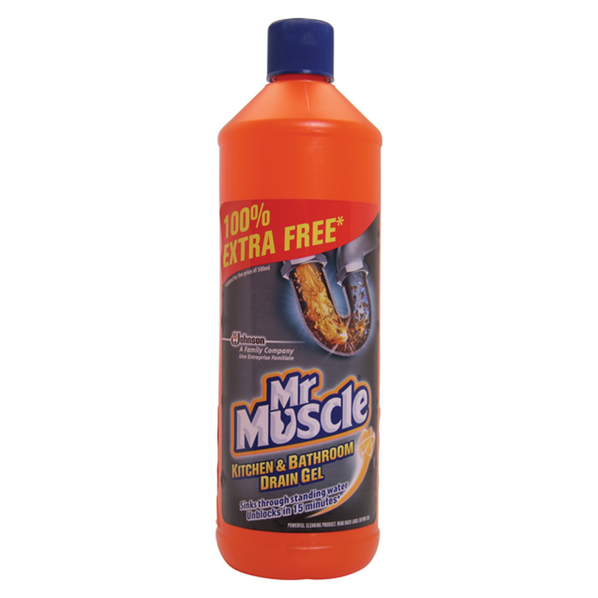 Mr Muscle Kitchen and Bathroom Drain Gel 500ml