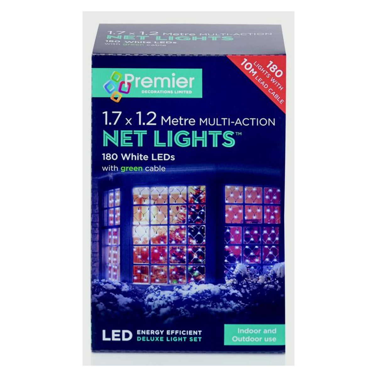 Multi-Action LED Net Lights - 360 LED 3.5 x 1.2m White