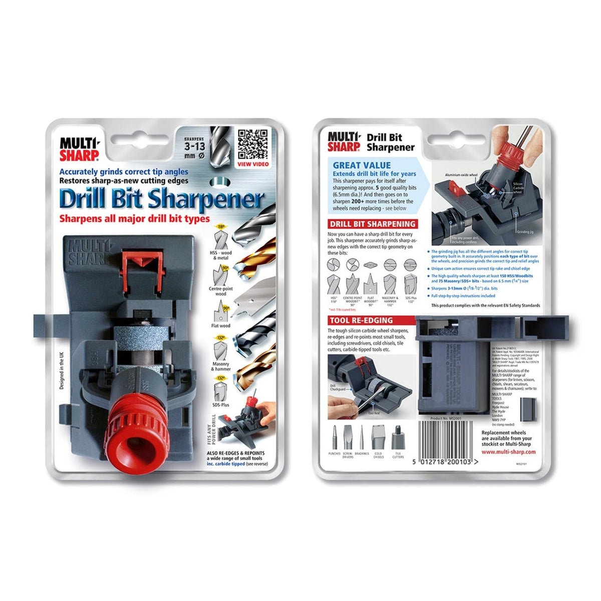 Multi-Sharp drill bit sharpener, view 6