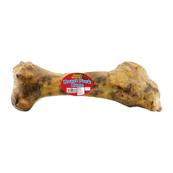 Munch and Crunch roast pork bone dog treat