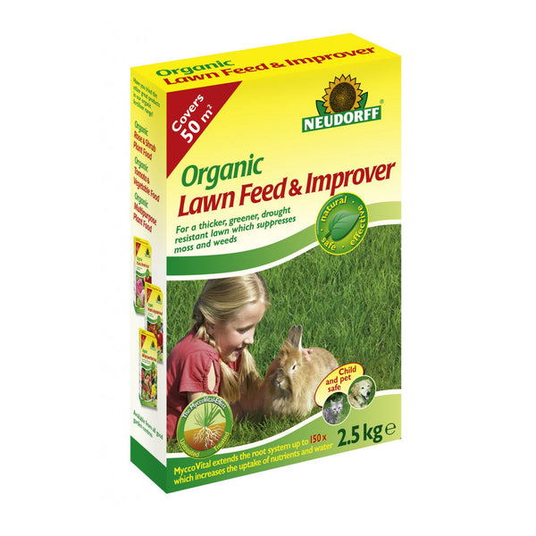 Neudorff Organic Lawn Feed and Improver 2.5kg