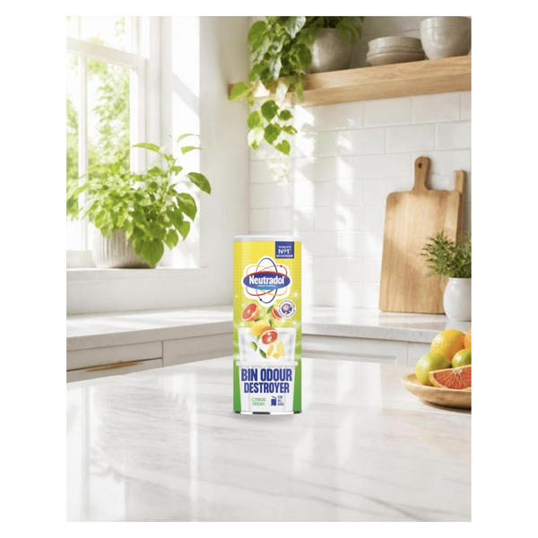 Neutradol Bin Odour Destroyer 350g pack in citrus fresh