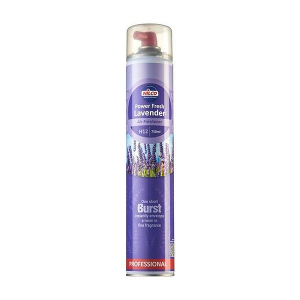 Nilco Lavender Powerfresh aerosol air freshener 750ml