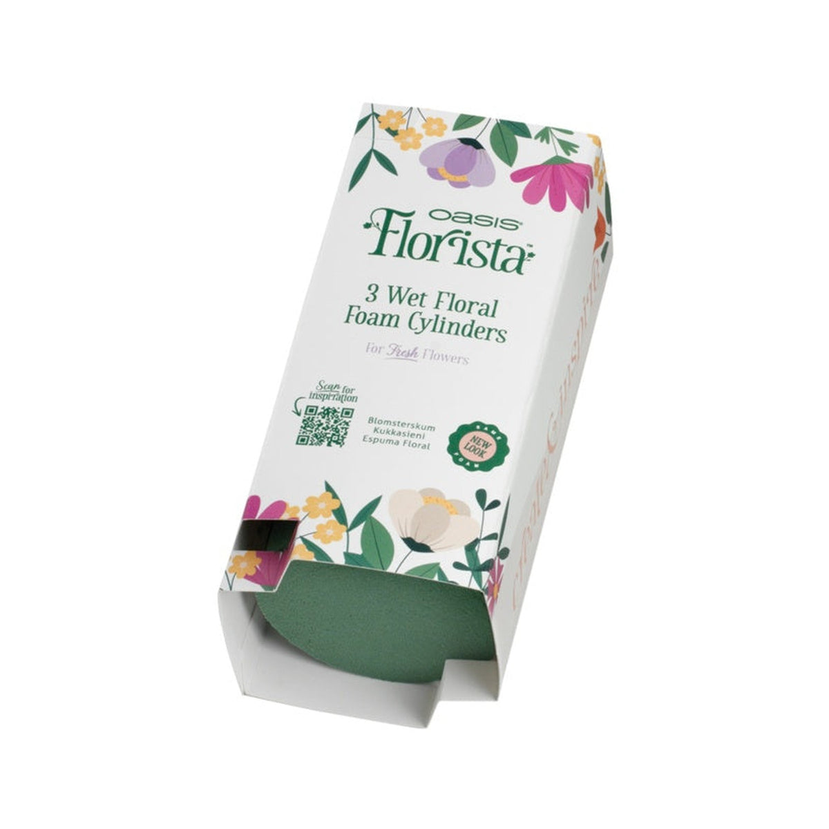 Oasis Ideal floral foam cylinder 8 x 6cm