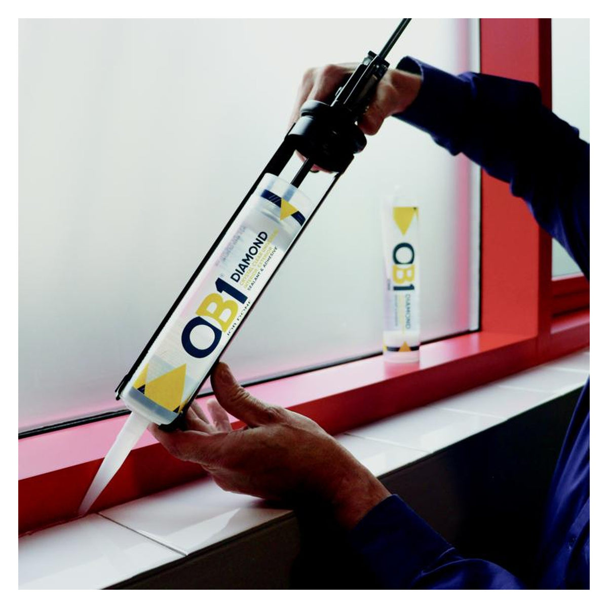 OB1 Diamond Crystal Clear universal sealant and adhesive 290ml, view 2