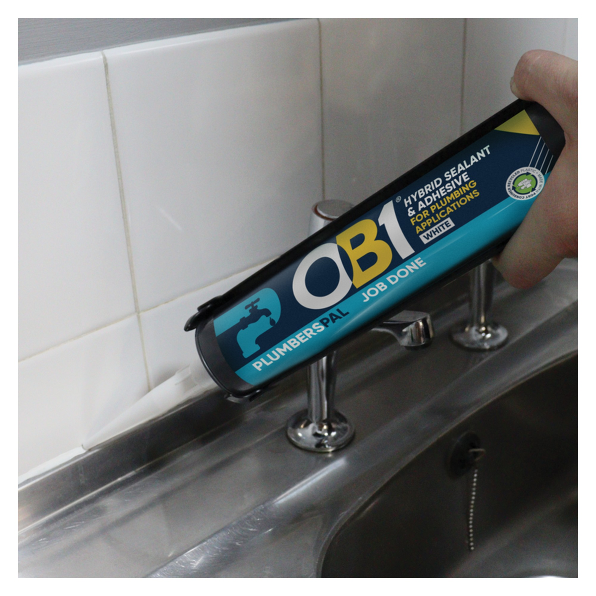 OB1 Plumbers Pal hybrid sanitary sealant 290ml, view 2