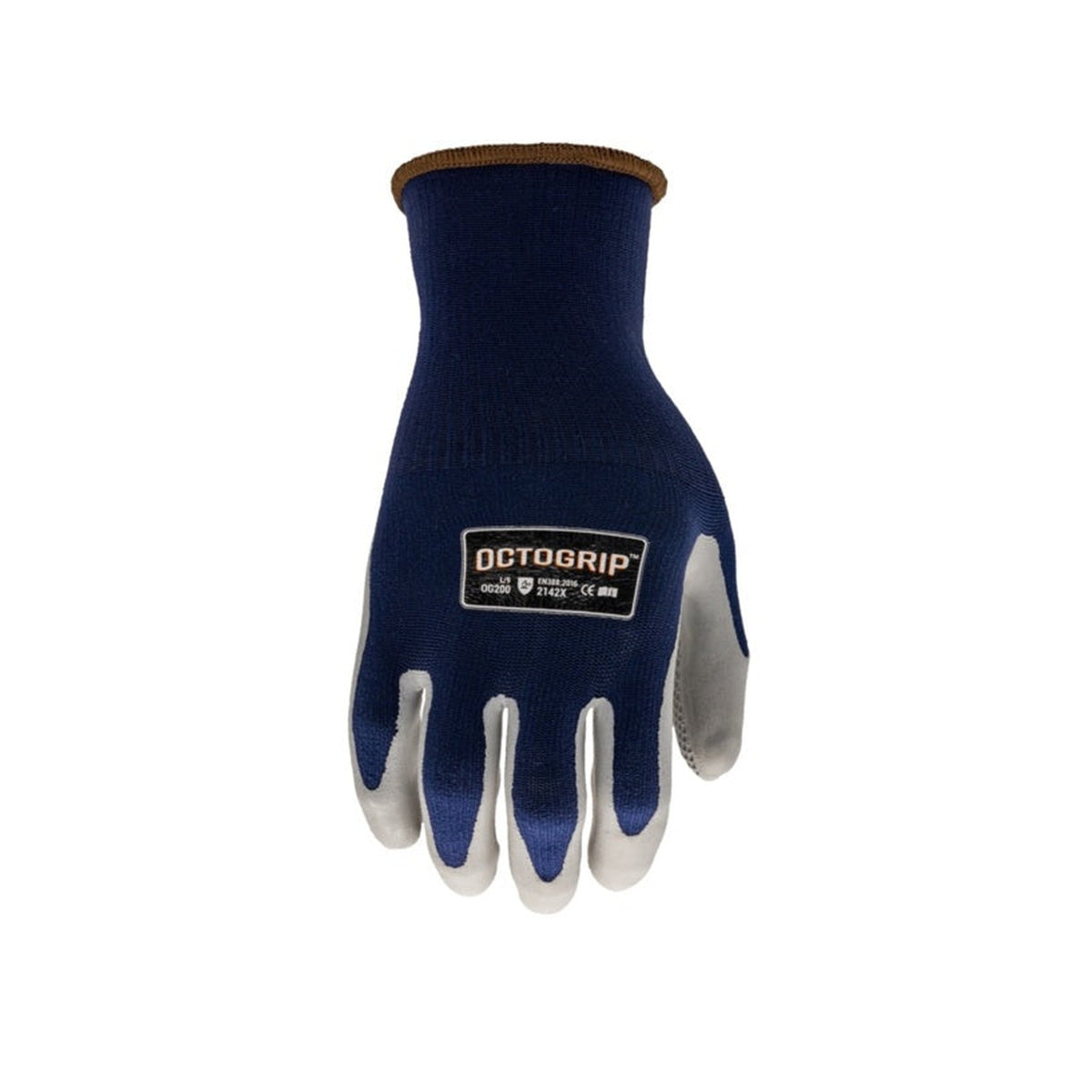 Octogrip 15g heavy duty latex palm glove, XL