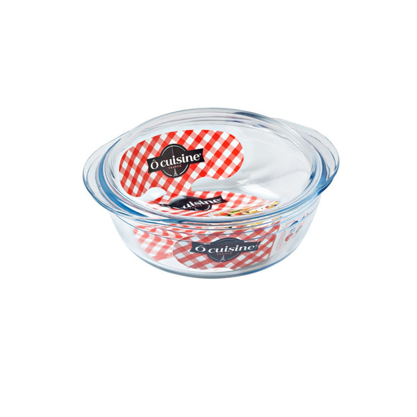 Ocuisine round glass casserole 1.6L