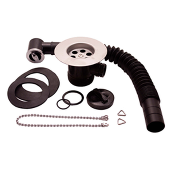 Oracstar 1 1/2 inch combi waste overflow for sinks