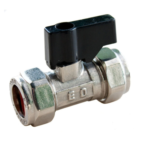 Oracstar 15mm chrome handled isolating valve