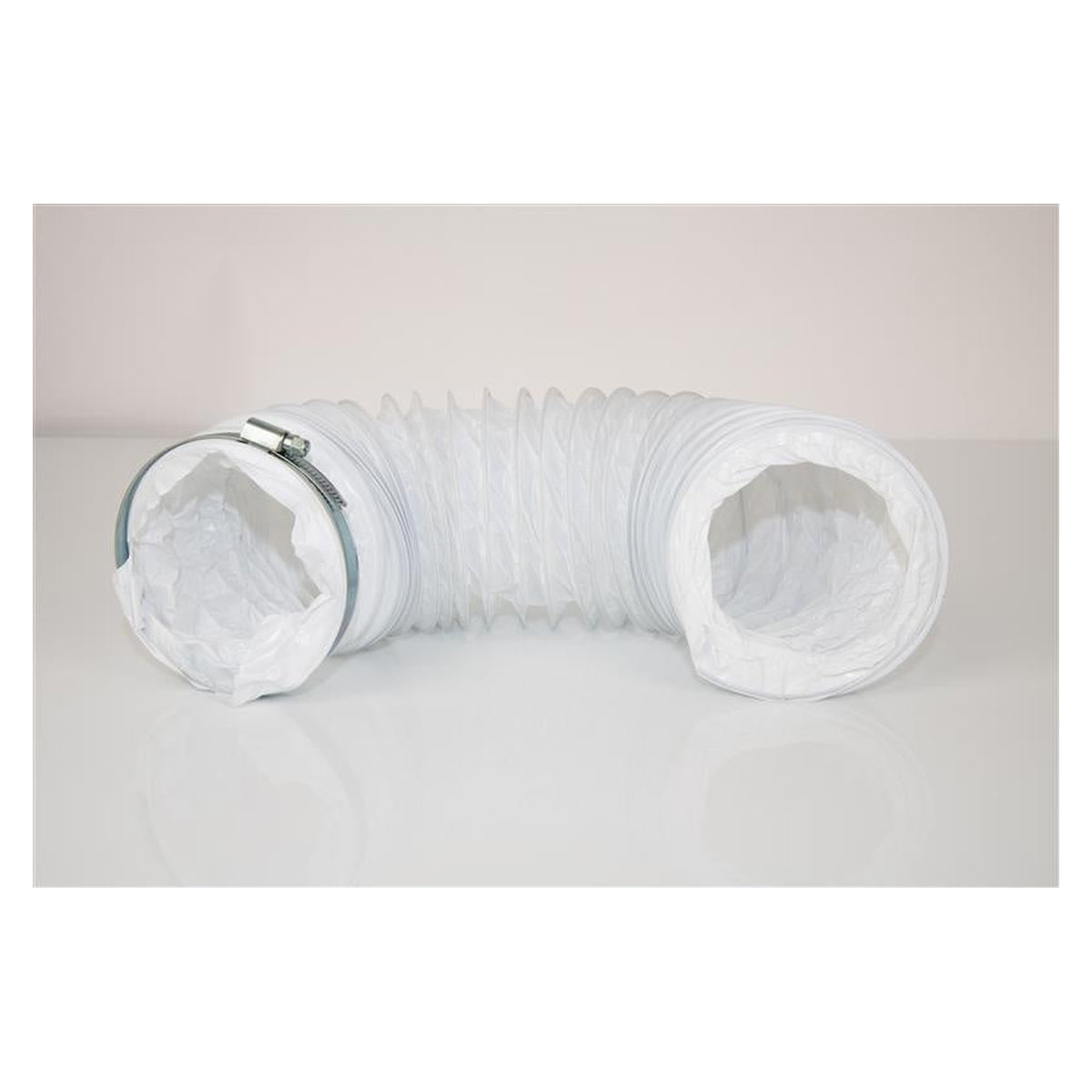 Oracstar 1m x 102mm round flexible vent hose with clip, view 2