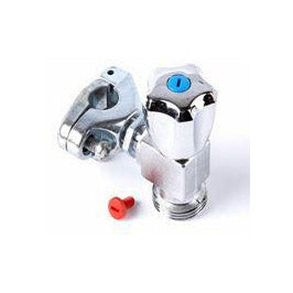 Oracstar self cutting quarter turn tap with wall plate