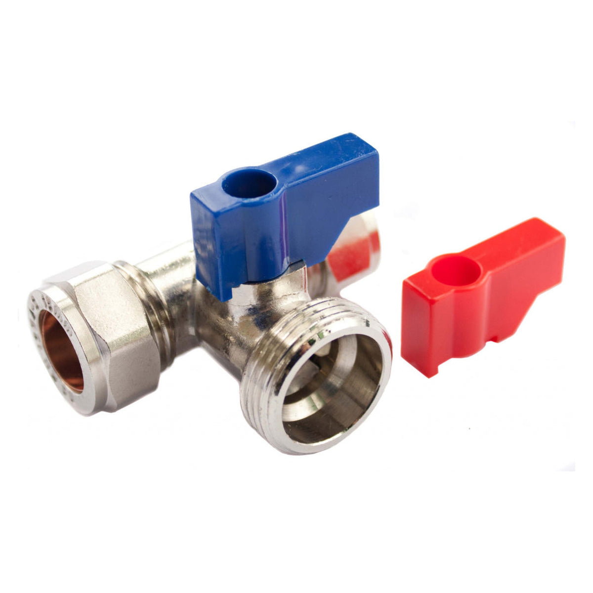 Oracstar washing machine tee valve 15mm x 15mm x 3/4in BSP