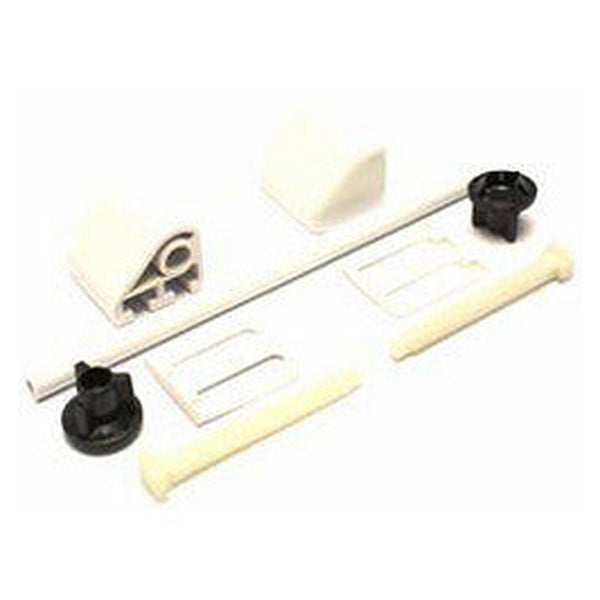 Oracstar white toilet seat fitting kit with rod