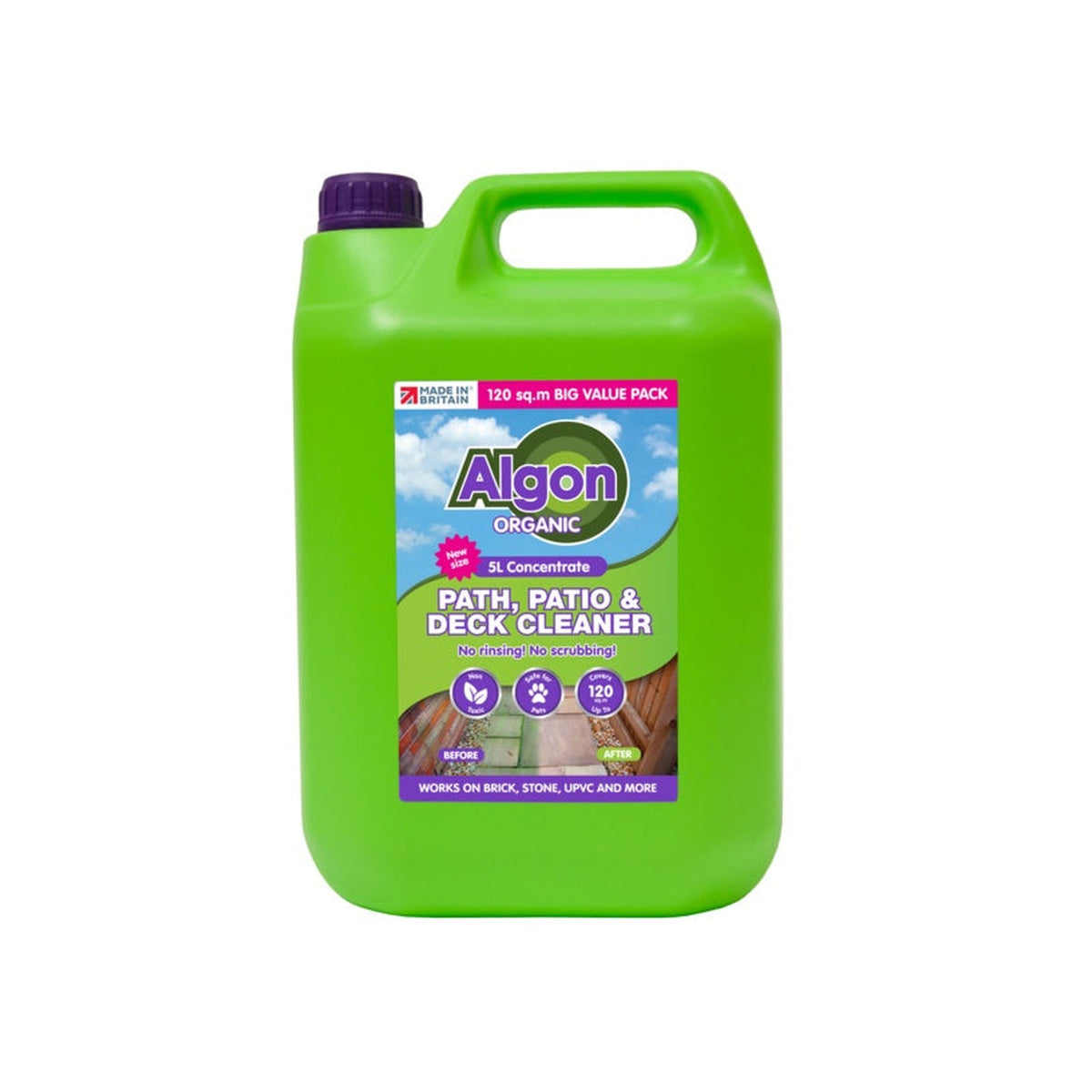Organic Path & Patio Cleaner - 5L Concentrate