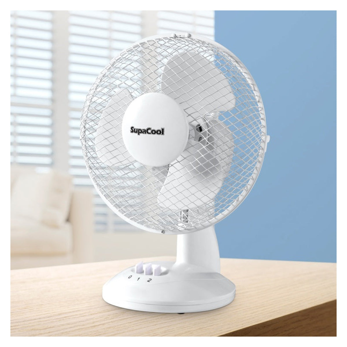 Oscillating Desk Fan - 9"