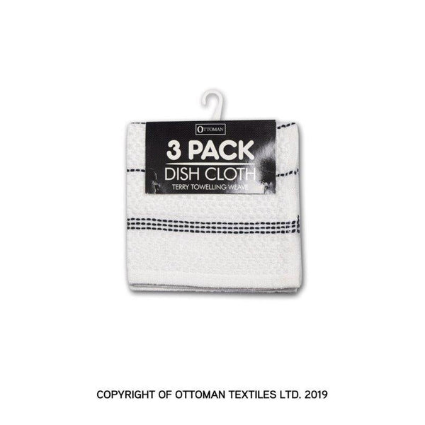 Ottoman dish cloths, pack of 3