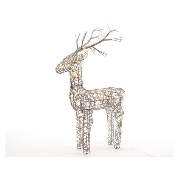 Outdoor LED Wicker Deer - 135cm Warm White
