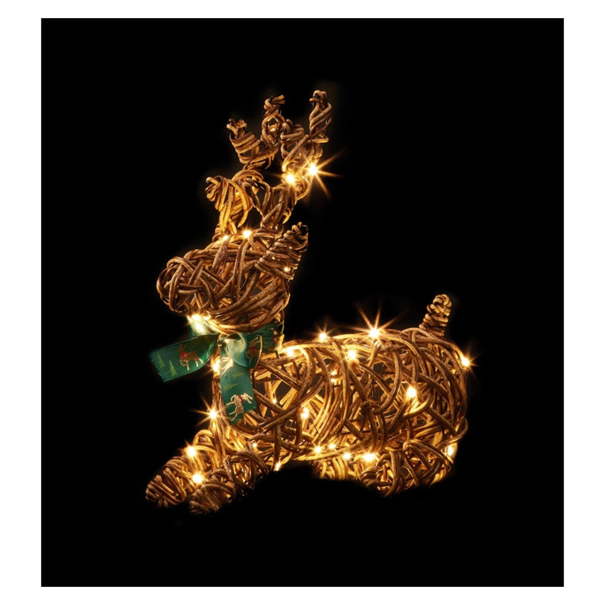 Outdoor Lying Reindeer 40 Warm White LEDs - 30cm