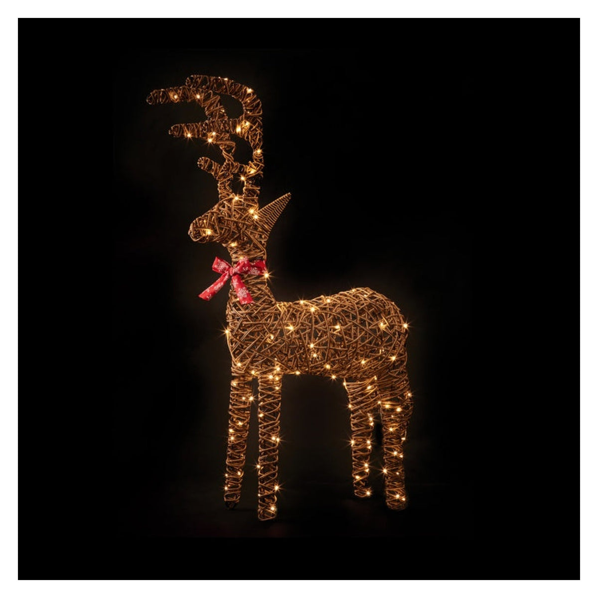 Outdoor Standing Reindeer 120 Warm White LEDs - 1.1m