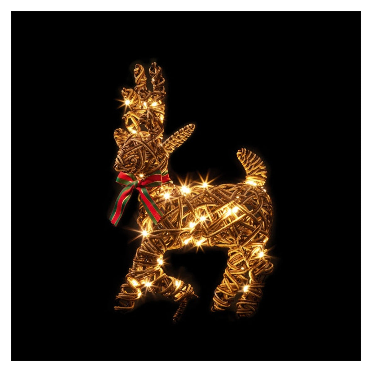 Outdoor Walking Reindeer 40 Warm White LEDs - 35cm