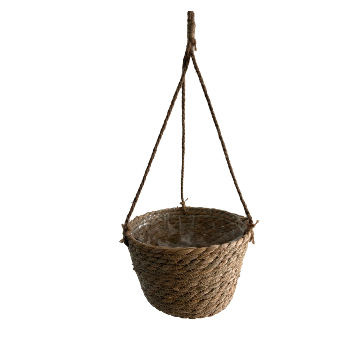 Oval Woven Hanging Basket - 8"