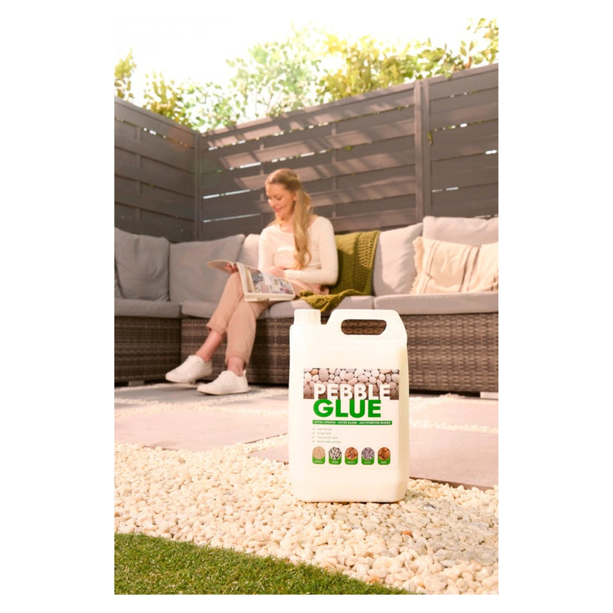 Ultra Strength Pebble Glue 5L container