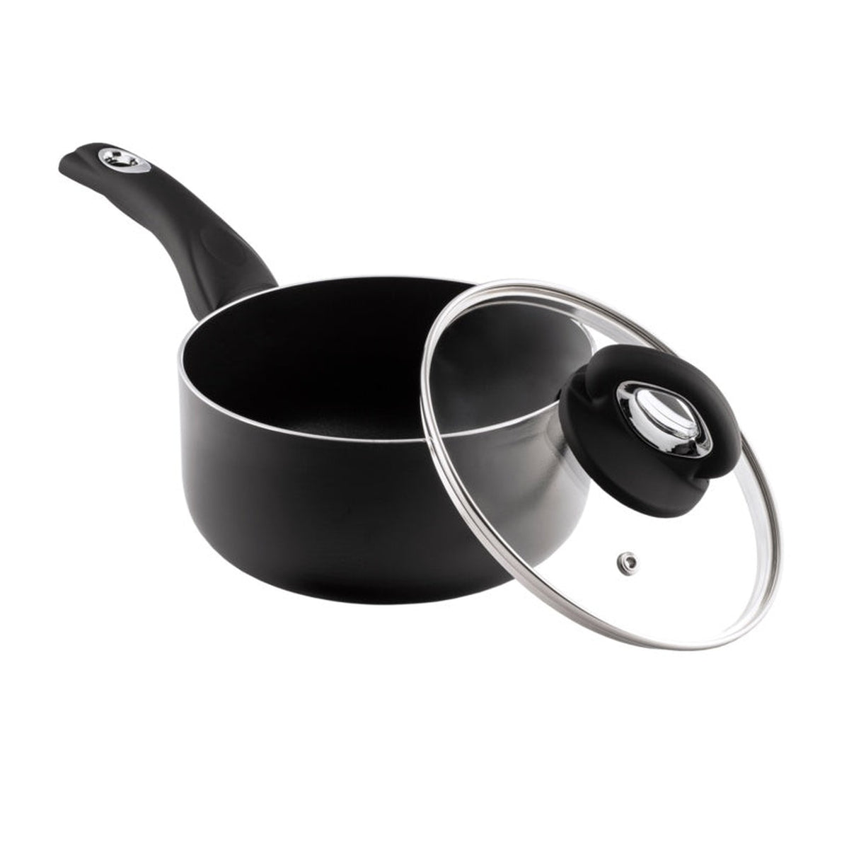 Pendeford 18cm non stick saucepan, view 4