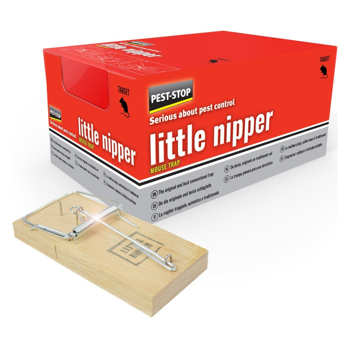 Pack of 30 Pest-Stop Little Nipper wooden mouse traps
