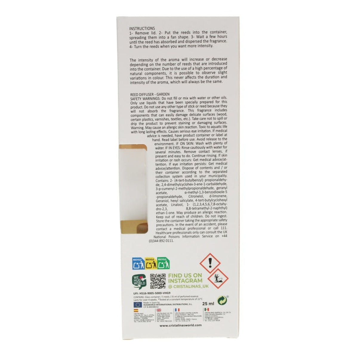 Pet Reed Diffuser 25ml - Garden, view 2