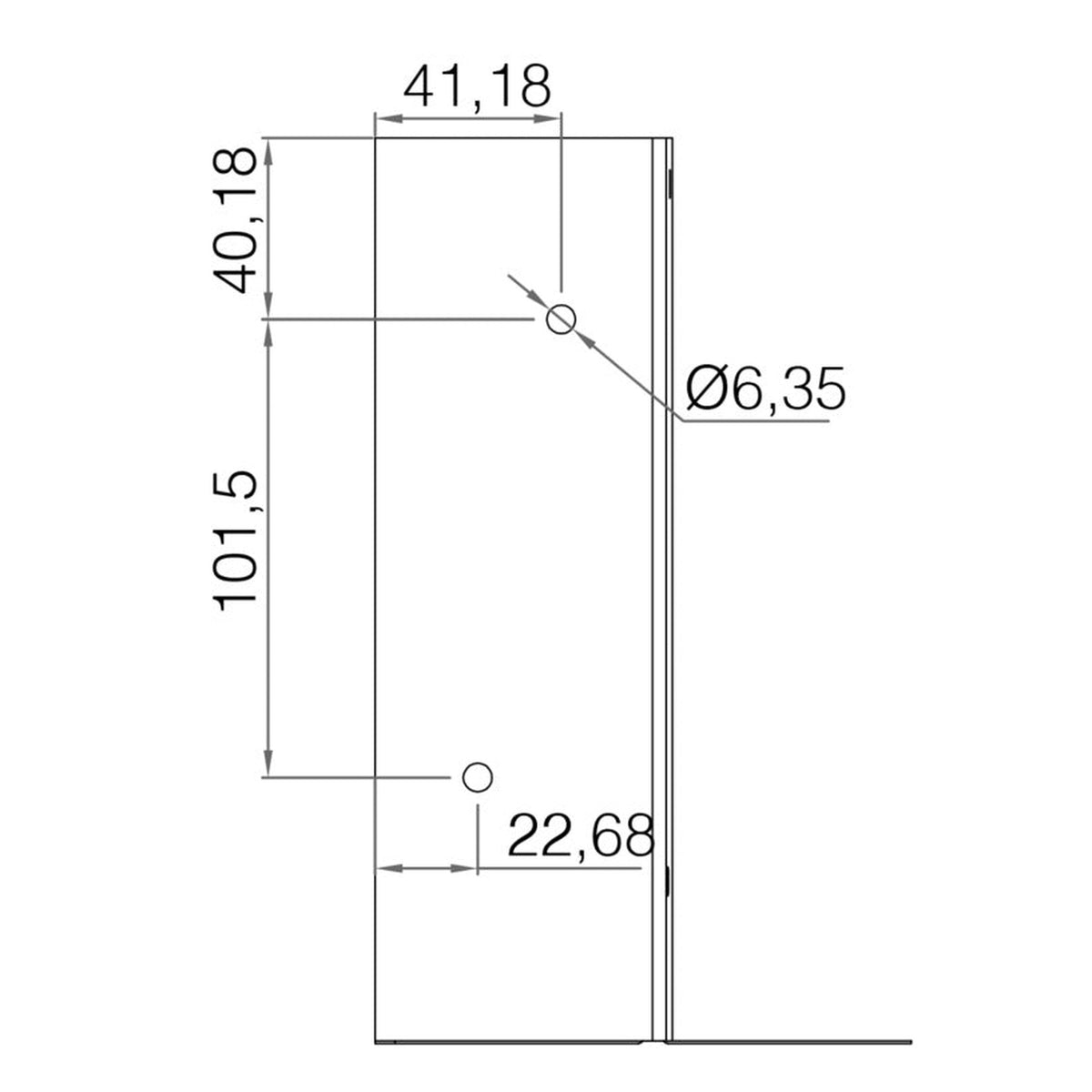 Picardy galvanised steel arris rail bracket 200mm, view 2