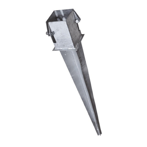 Picardy galvanised bolt grip post spike 100 x 100 x 750mm