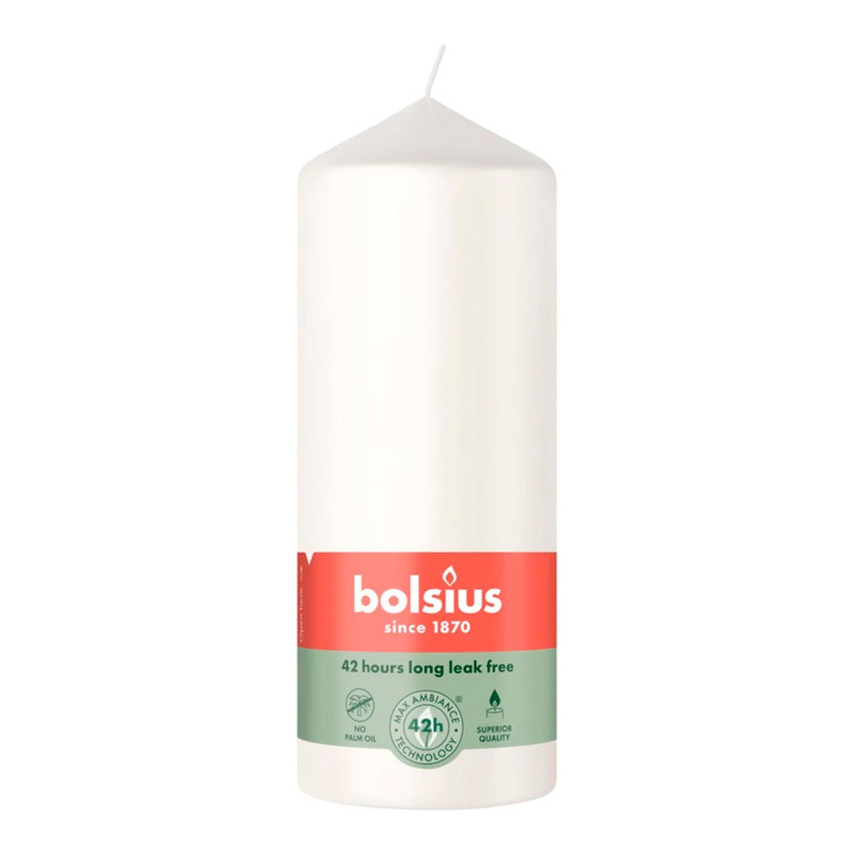Pillar Candle Cloudy White - 15cm