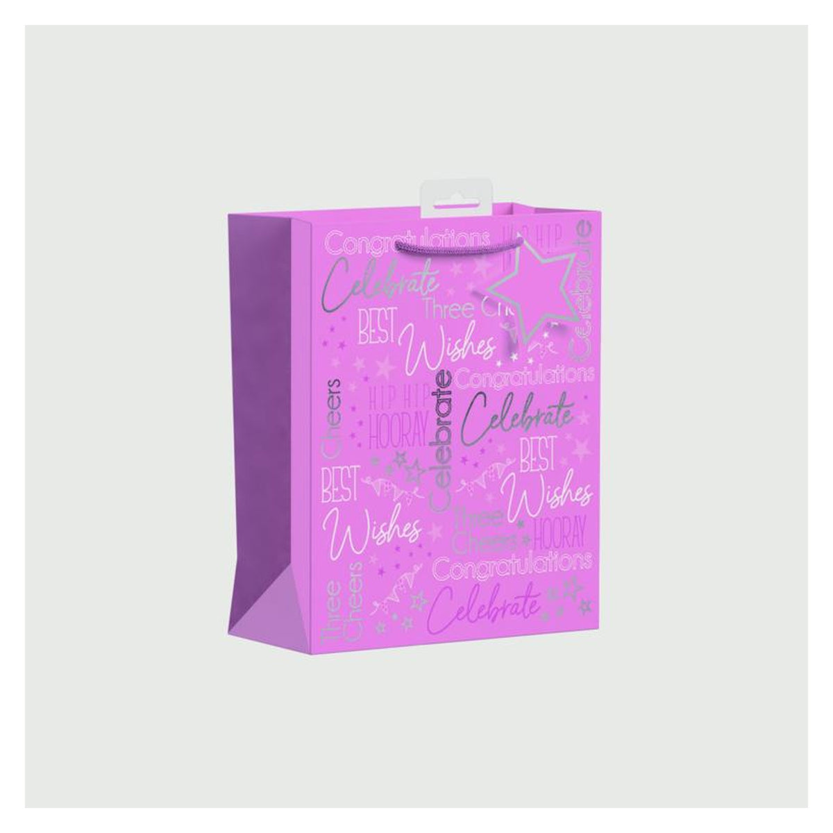 Pink Text Gift Bag - Medium