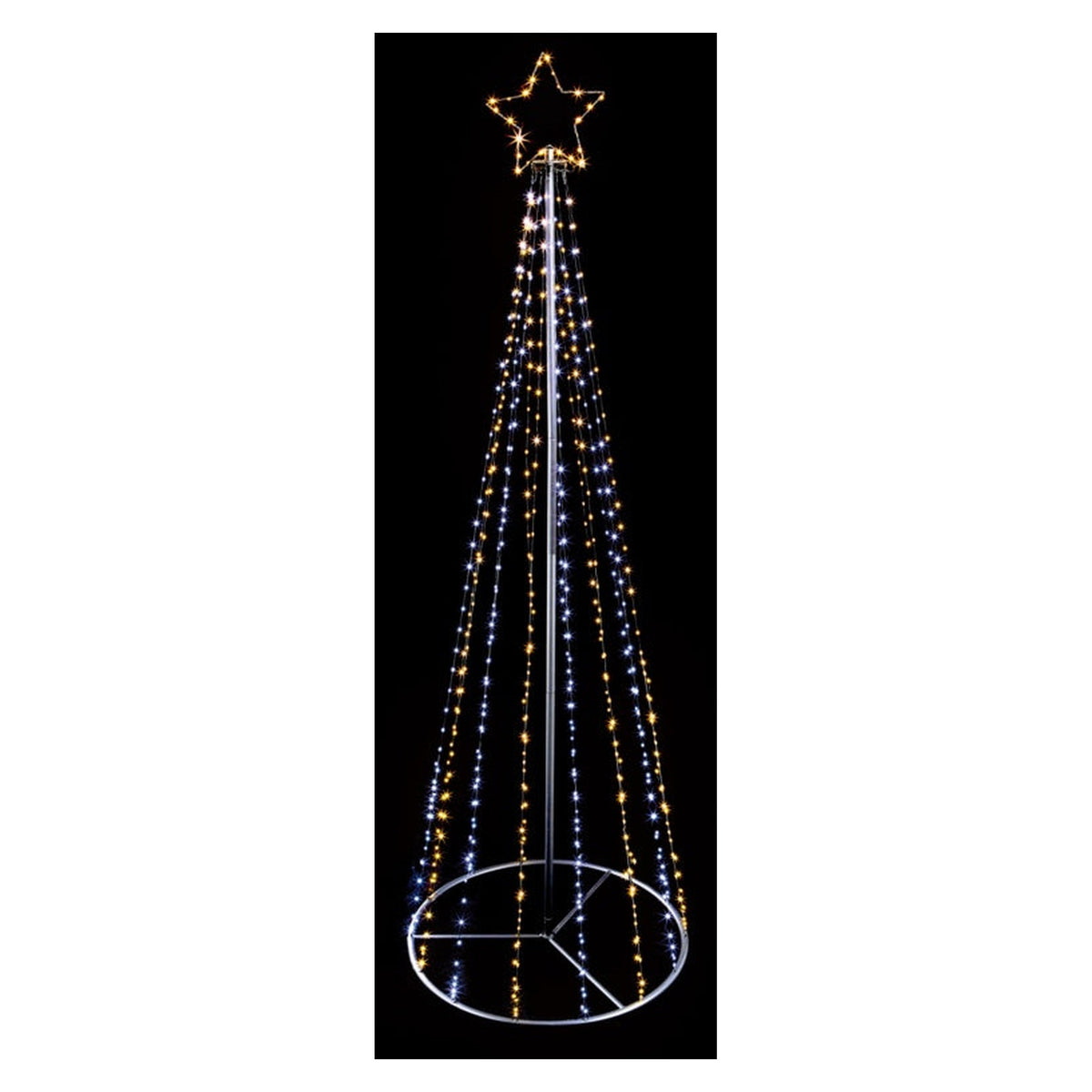 Pinwire Pyramid Tree - Black 1.4m