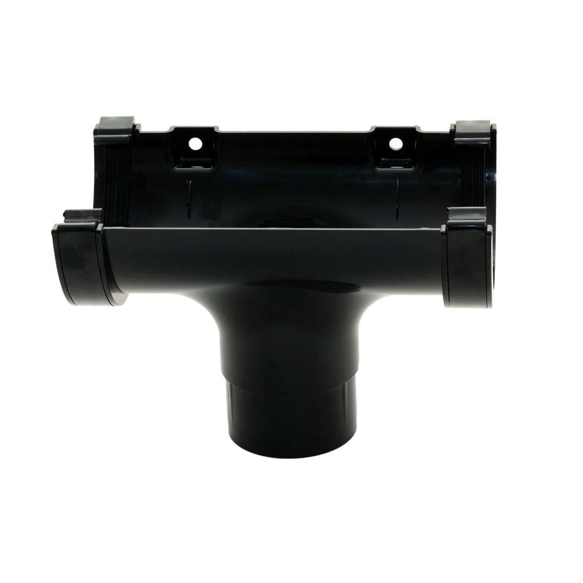 Pipelife Mini Flow black 76mm run outlet
