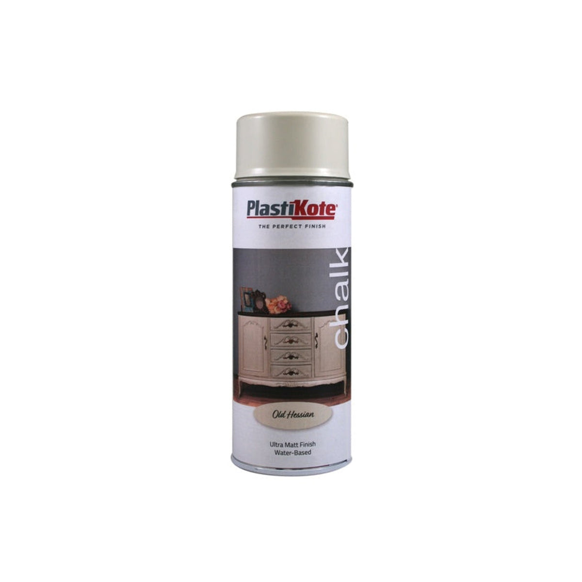 PlastiKote Chalk spray paint 400ml in Old Hessian