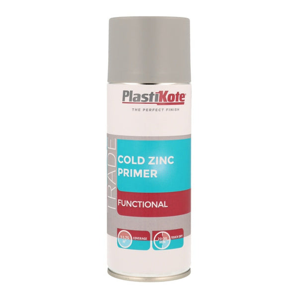 PlastiKote cold zinc primer spray 400ml