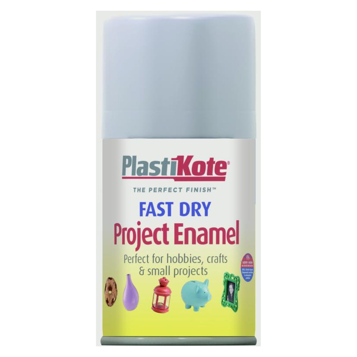 PlastiKote Fast Dry Enamel aerosol 100ml in Aluminium