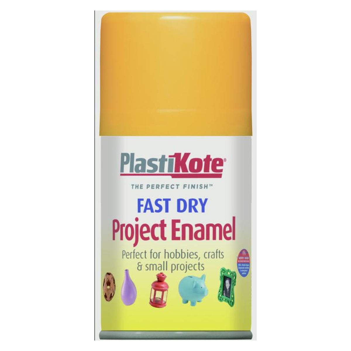 PlastiKote Fast Dry Enamel 100ml in Sunshine Yellow