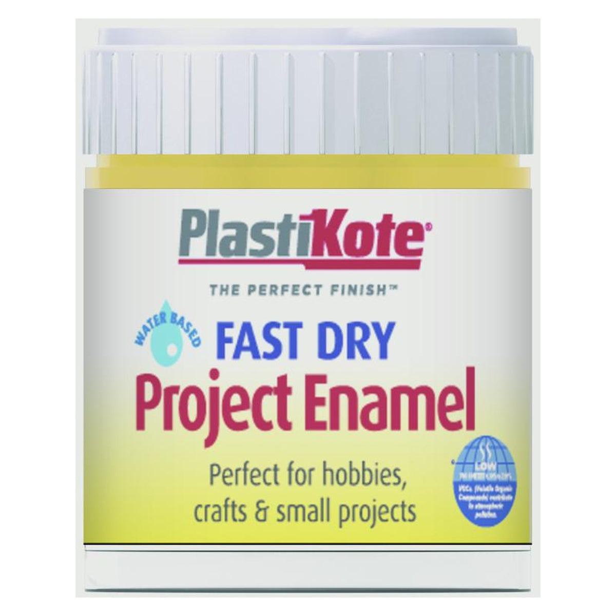 PlastiKote Fast Dry Enamel Brush On 59ml bottle in Buttercup Yellow