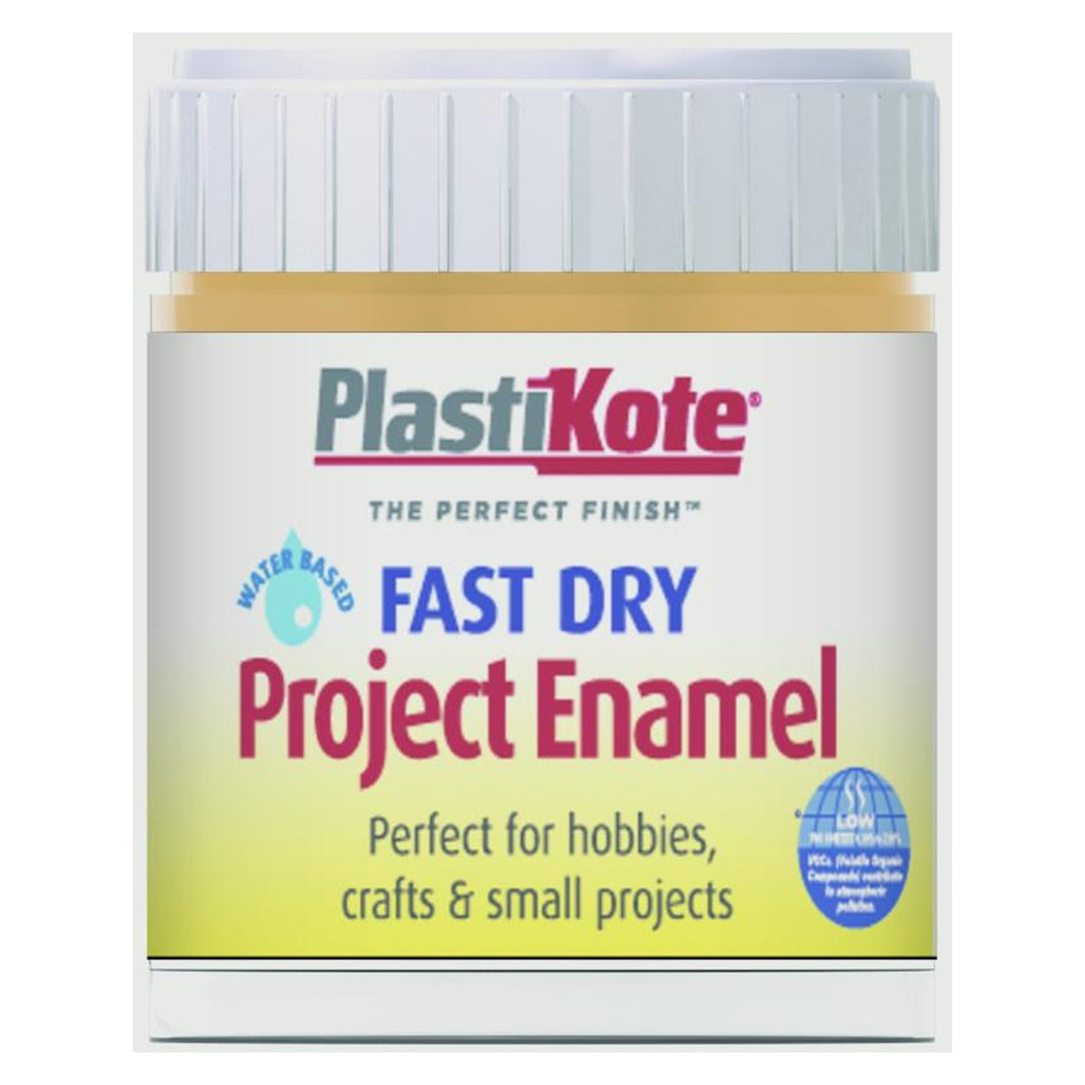 PlastiKote Fast Dry Enamel Brush On 59ml in Sunshine Yellow