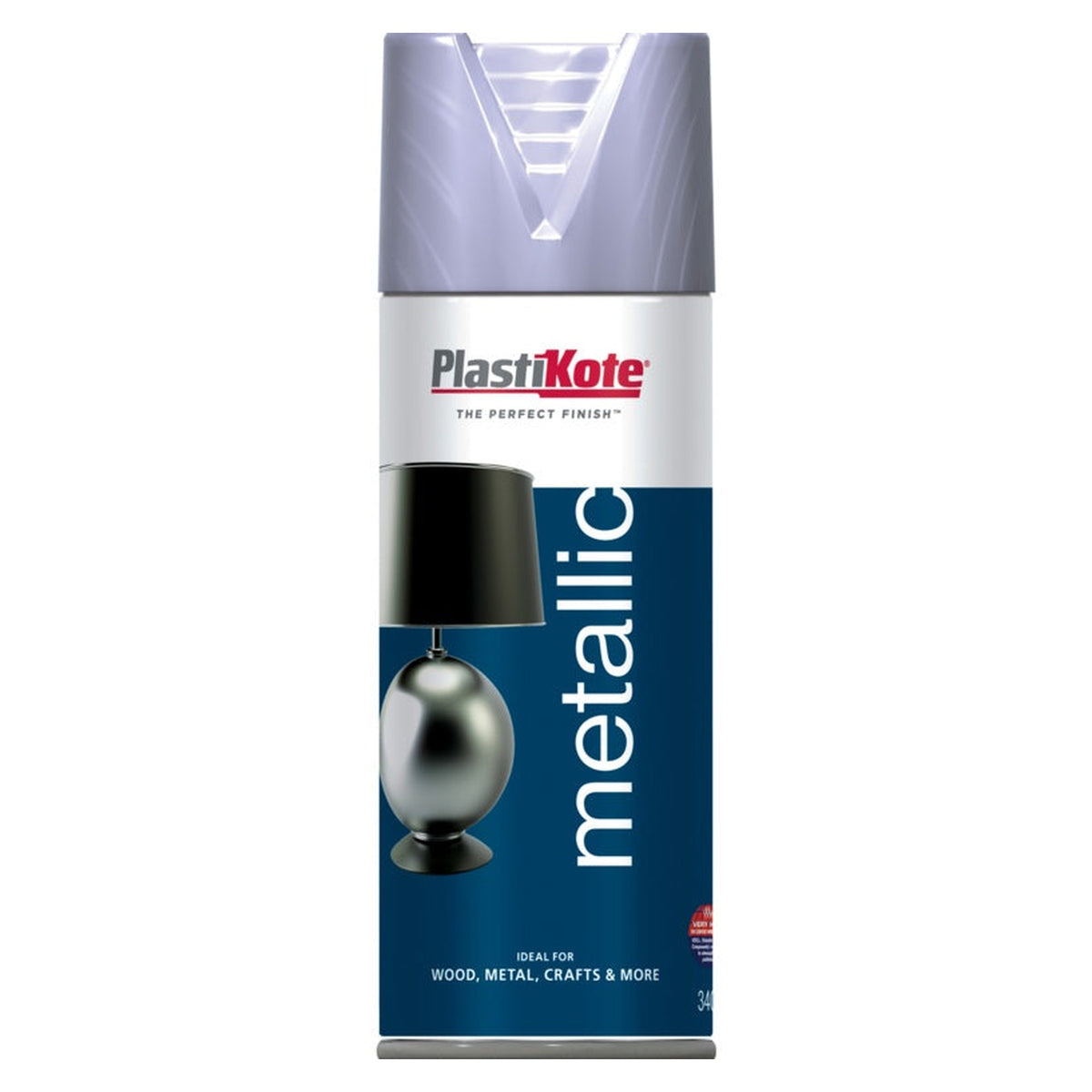 PlastiKote Metallic spray paint 400ml in Silver