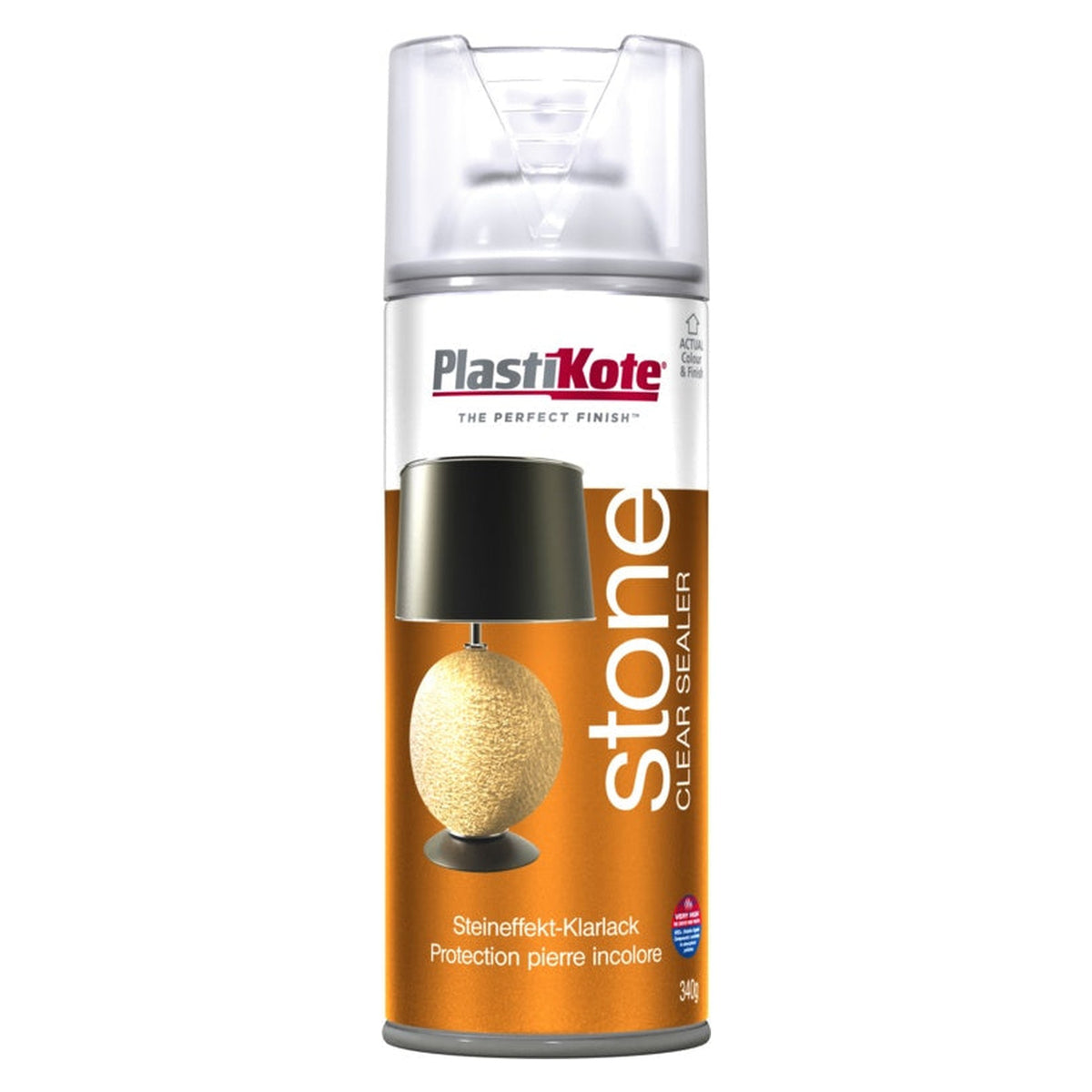 PlastiKote Stone Clear Sealer stone texture spray